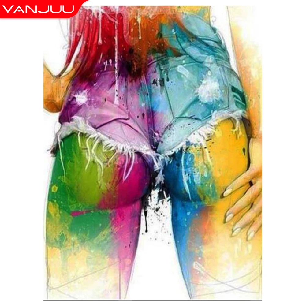 

5D Diy Mosaic Diamond Painting Portrait Sexy Rhinestone Embroidery Kit Girl Power Handmade Home Decor Gift
