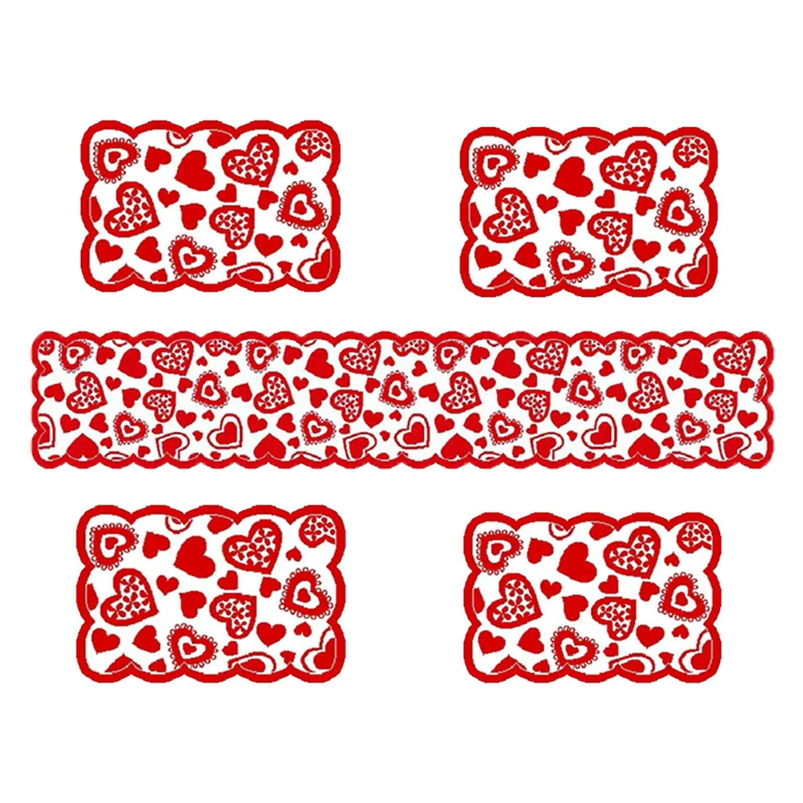 

Рождественская красная настольная дорожка, столовые приборы из 4 предметов, Осенний праздник сбора урожая, Осенний декор для обеденных вече...