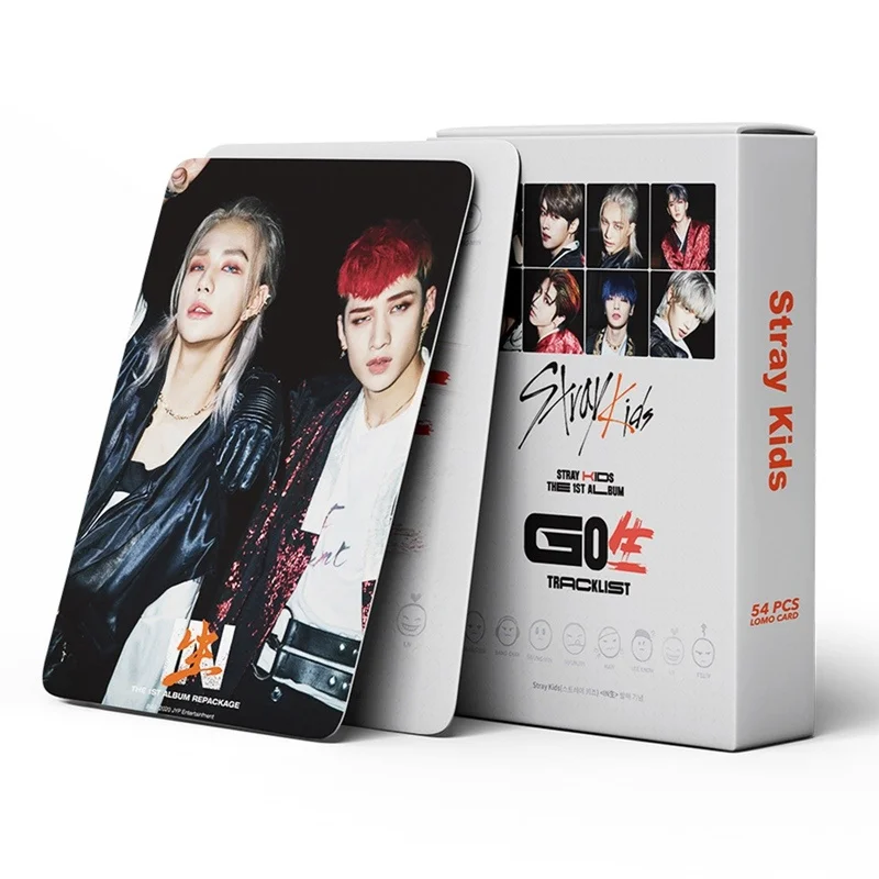 

Kpop Lost Children's Stray Kids Lomo Card Photo Card HD Photo Album Photo Card Homemade DIY Card Set Gift 54 Units / Set
