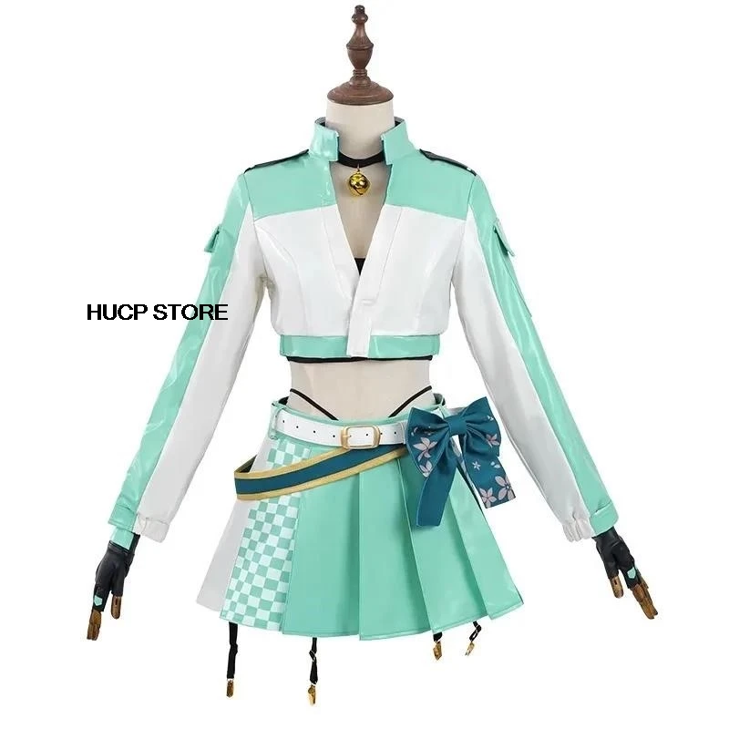 Косплей Кирара гоночная форма уши чулок парик комплект игры Genshin Impact косплей