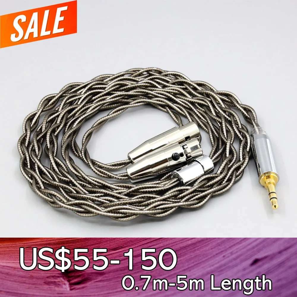 

99% Pure Silver Palladium + Graphene Gold Earphone Shielding Cable For Audeze LCD-24 Open Back Planar Magnetic headphone