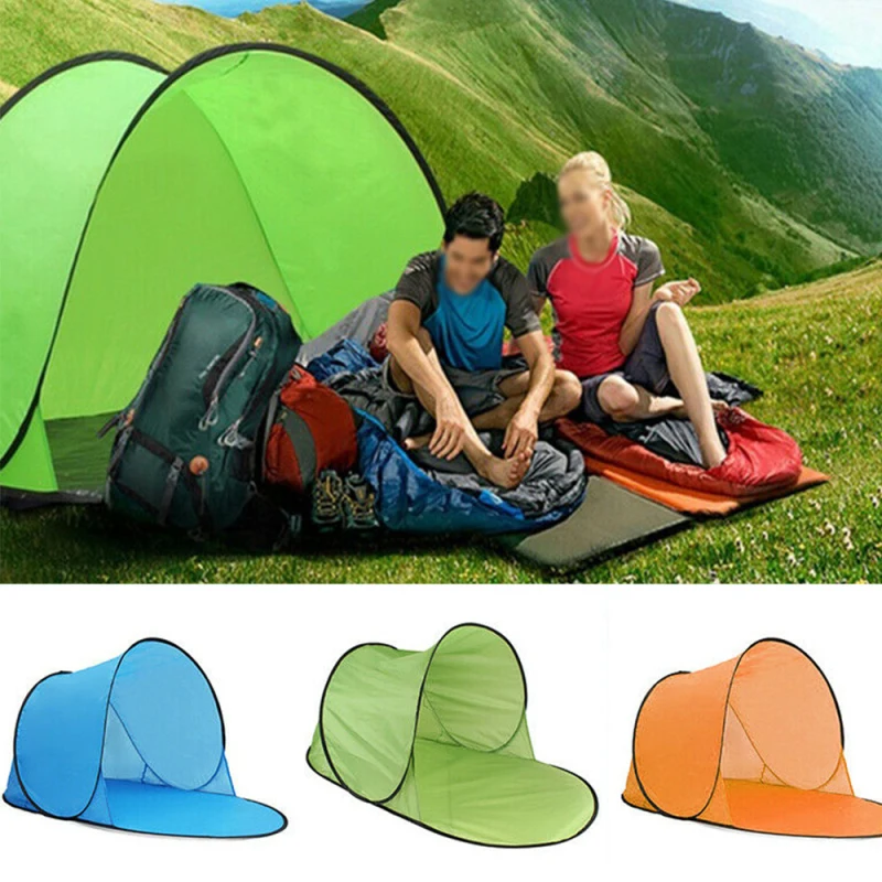 

Portable Beach Tent Pop-up Tent Summer Sea Sun Shelters Garden Outdoor Camping BBQ Water-resistant Tent Outdoor Beachcanopy