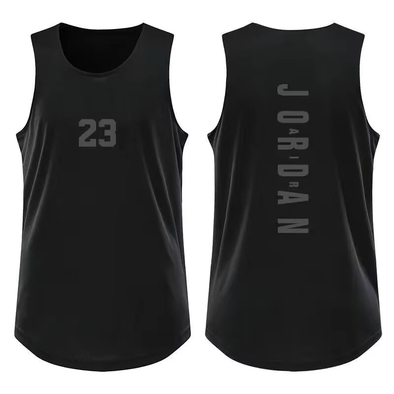 2023 Summer Men's Sports Vest Men's Basketball Vest Sports Vest Sleeveless Men's Basketball Uniform