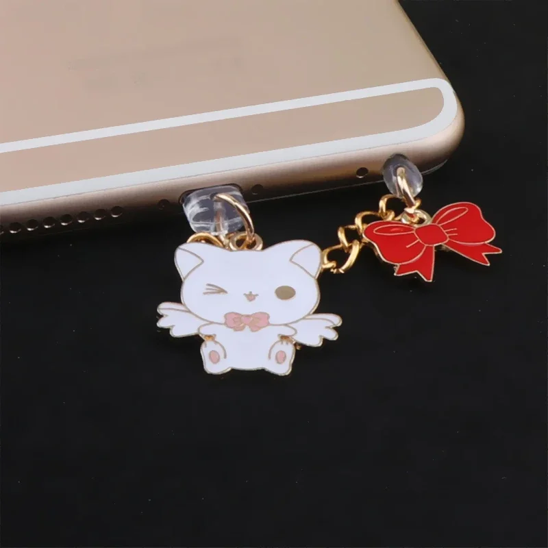 Аниме заглушка от пыли для телефона очаровательный Kawaii зарядный порт iPhone