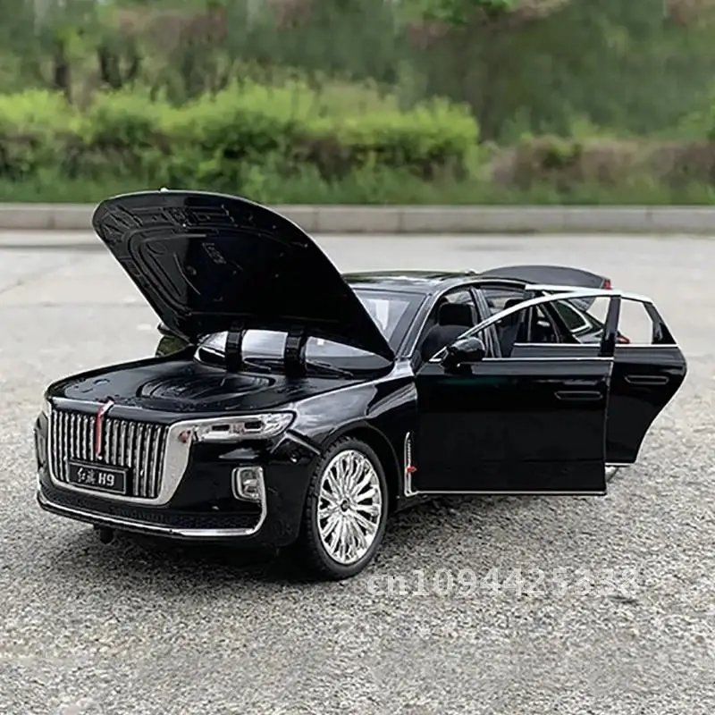 FAW оригинальная модель Hongqi H9 1:24 из сплава автомобиля детские игрушки