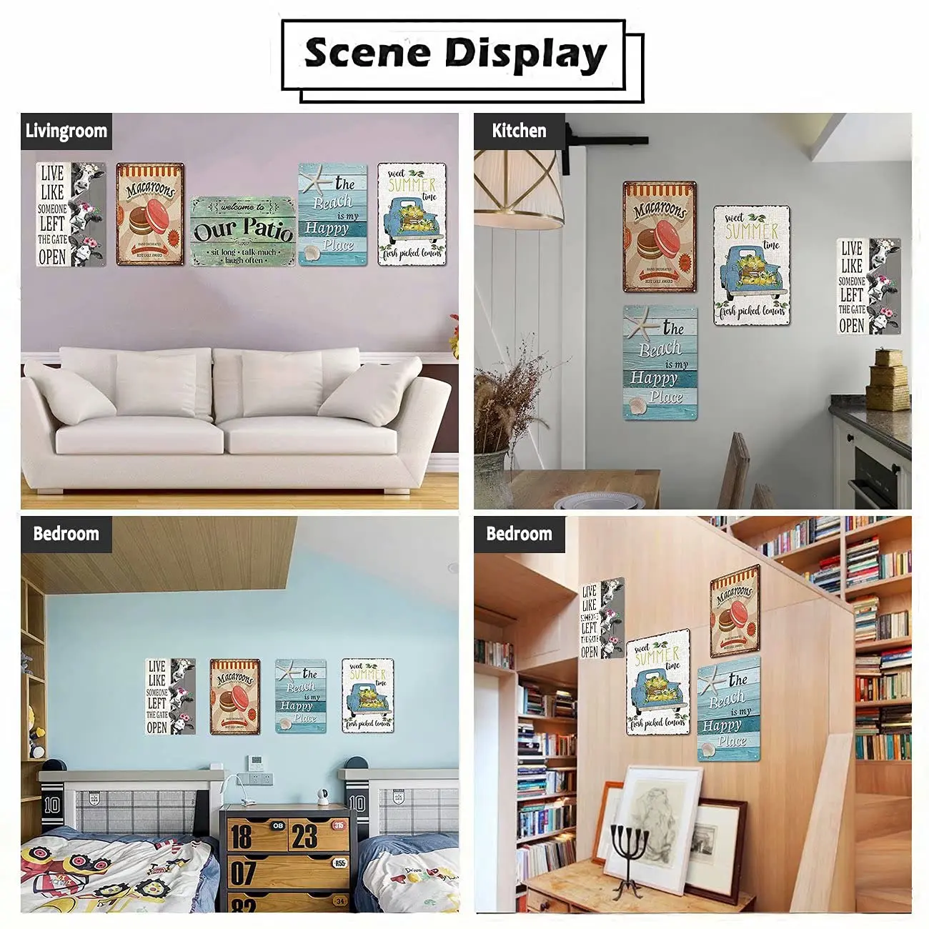 Жестяной знак Bakaevsm винтажный Западный альбукверк интерстат 40 направлений