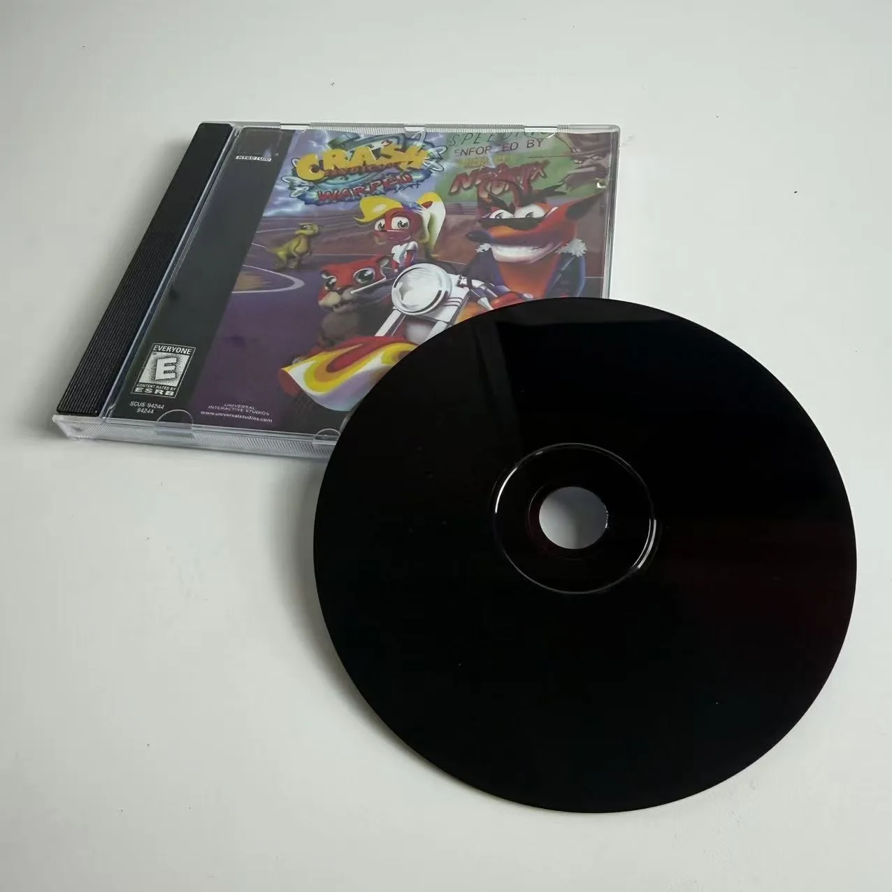 Фото Высококачественный репродукционный диск для PS1: Crash Bandicoot 3: Warped (версия для США с вибрацией, без инструкции) №5