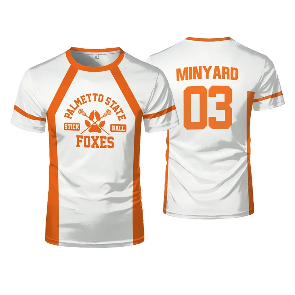 Фото Новый Foxhole Court Palmetto State Foxes Lacrosse Джерси Косплей WILDS MINYARD 3D футболка мужские футболки с короткими рукавами топ №1