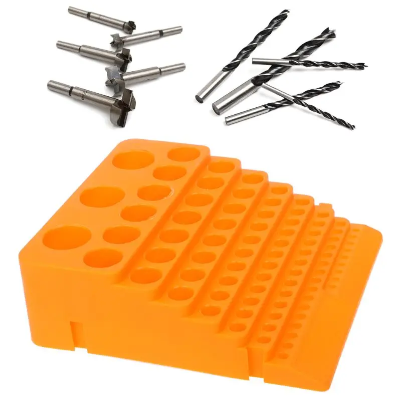 

84 Holes Multifunctional Thickened Milling Cutter Reamer Drill Bit Storage Box f KXRE