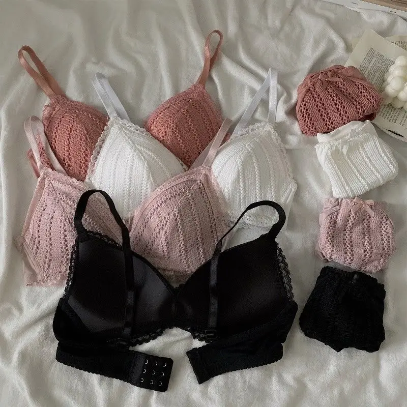 

Нижнее белье женское маленькая коллекция без стальных колец, удобный бюстгальтер с треугольной чашкой и защитой от провисания