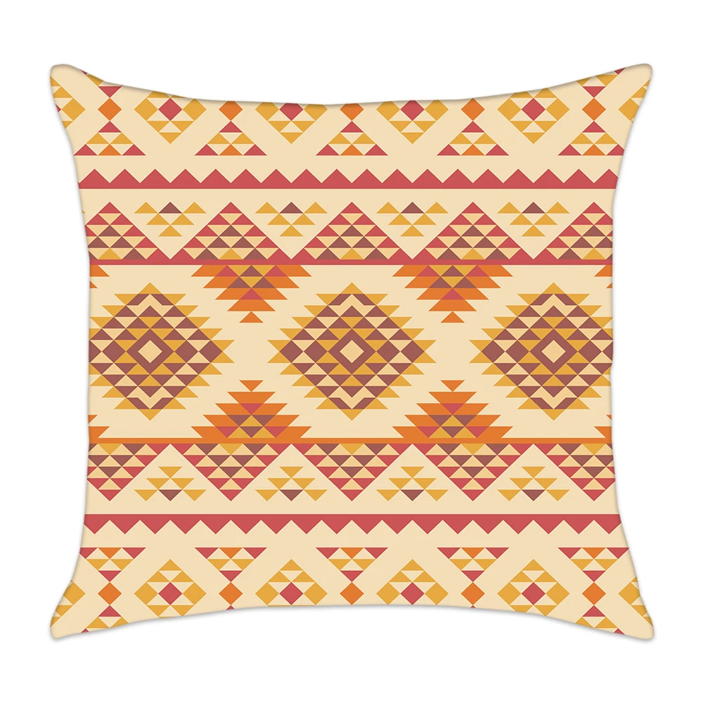 

Aztec Southwestern Decor Cushion Cover Bohemian Ethnic Geometric Turkish Kilim Pillow Case Native Triabal Throw Pillow Cover