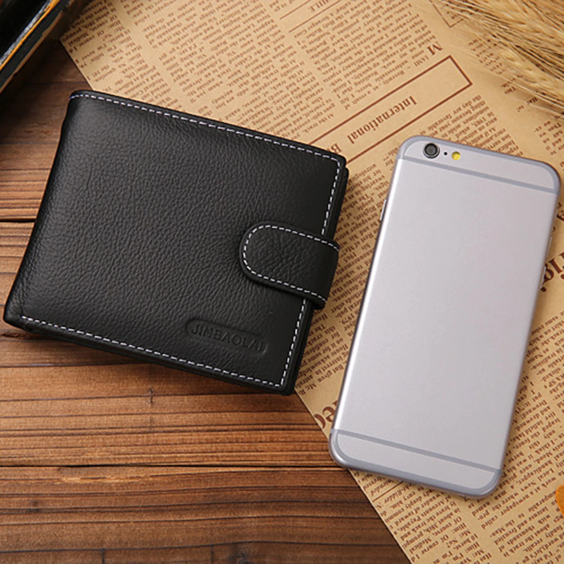 

Vintage Men PU Leather Wallet Short Slim Male Purses Money Clip Credit Card Fashion Pouch Handbag Clutch Card Holder