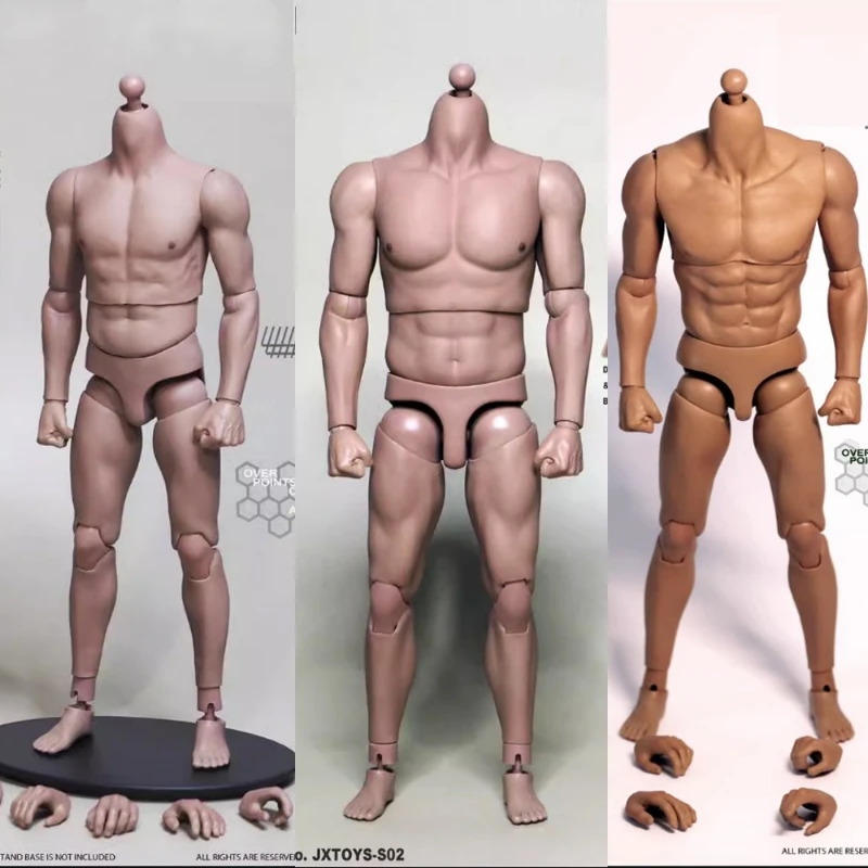 JXtoys S01 S02 S03 1/6 Мужской мускулистый шарнирный корпус JXS01 JXS02 JXS03 12-дюймовая