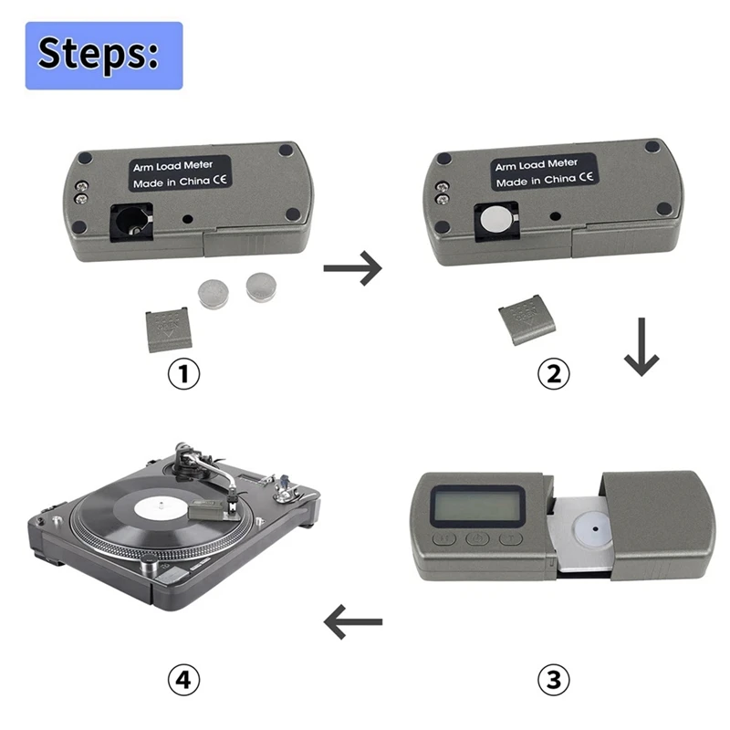 Мини-цифровой проигрыватель силы стилуса высокая точность 0 1G/5G ЖК-подсветка