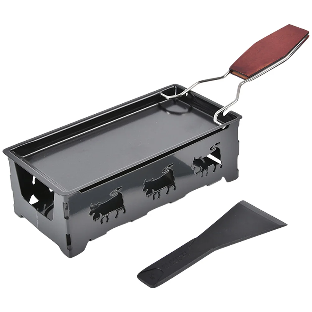

Сковорода для сыра, Raclette, гриль, набор тарелок для гриля, барбекю, поднос для барбекю при свечах, кухонный поднос для плавки, мини-духовка для готовки в помещении