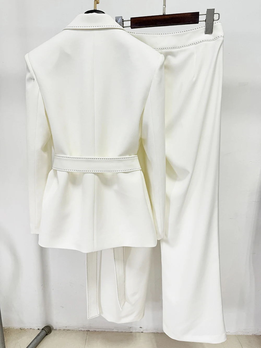 Modphy Fashion 2024 дизайнерский костюм ручной работы женский пиджак с поясом куртка