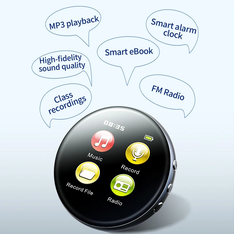 95-часовой MP3-плеер на выносливость 64 ГБ умный портативный плеер без потерь для