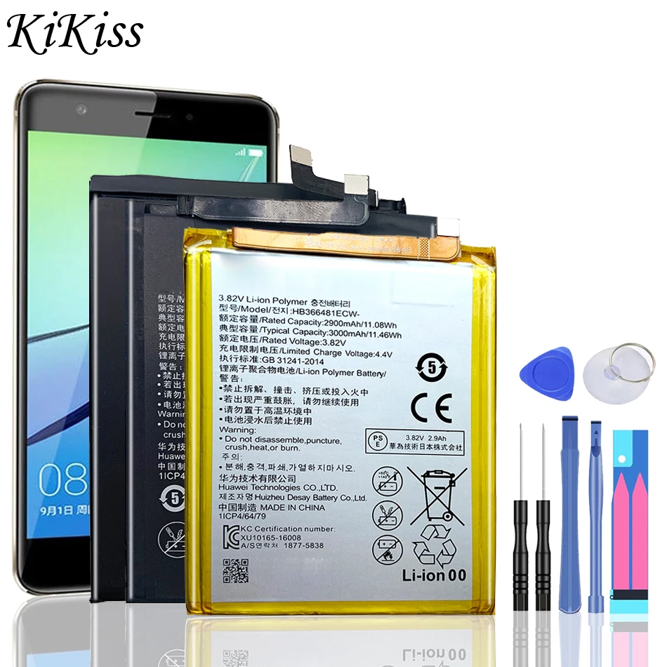 

Battery For Huawei P8 P9 P10 P20 P30 Lite mini Plus Pro/Honor 5A 5C 5X 6C 6A 7A 7i 7X 8 8A 8S 8C 8X 9 9i/View 10 V10 V9 V20 Play