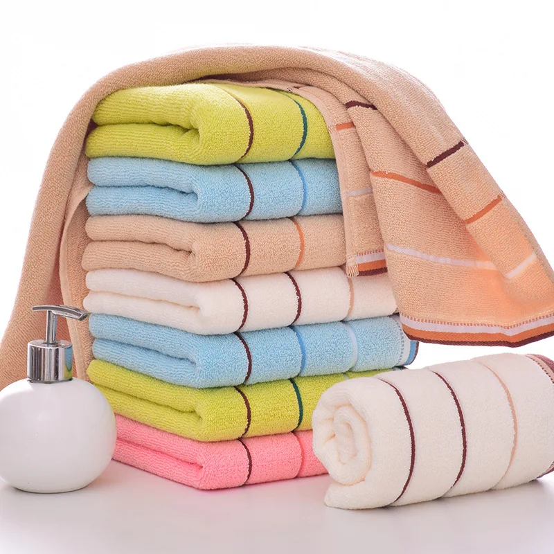 

100% Cotton Bath Towel for Home and Comfort Absorbent Quick Dry Face Towel Hotel Sauna Bathroom Products 35*75cm