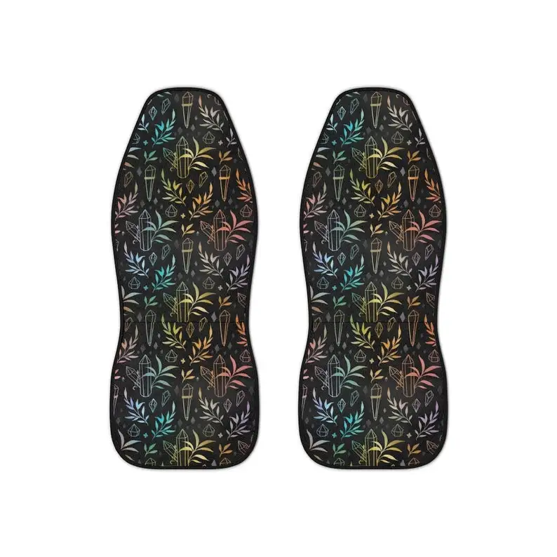 

Black and Rainbow Gem Car Seat Covers