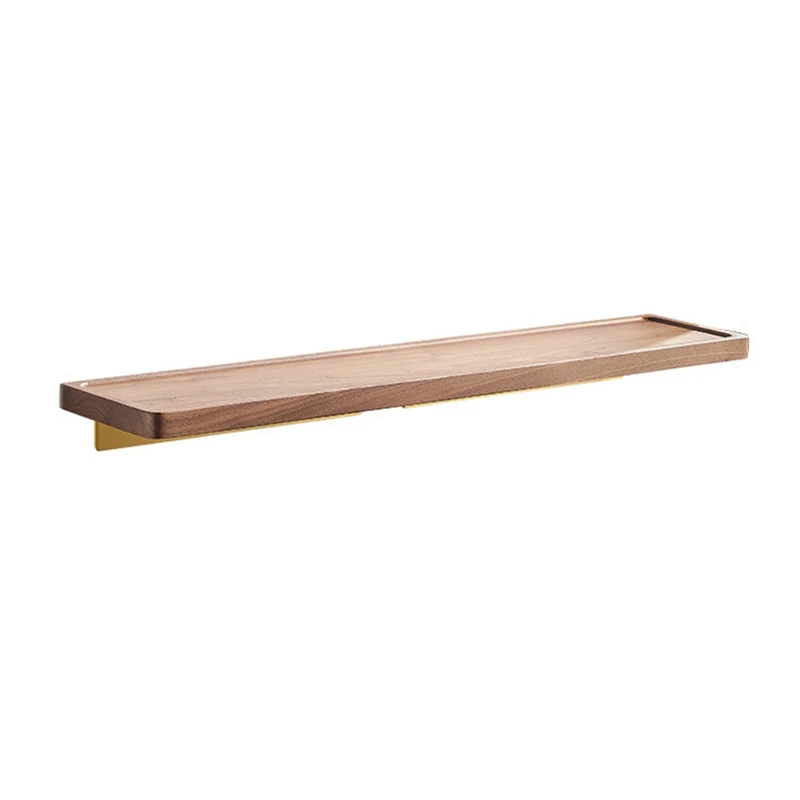 

Walnut Wood Corner Storage Rack Bathroom Shelf Home Organization And Storage Rectangle Shelves Bathroom Accessories