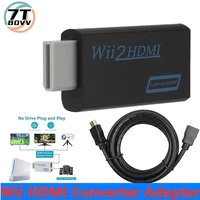7t bovv hd 1080p wii to hdmi compatible converter adapter hd 720p1080p 3 5mm audio video wii hdmi cable for pc hdtv monitor