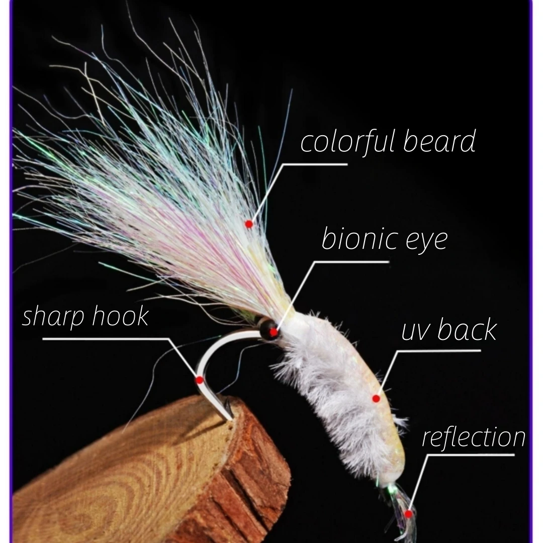 10 шт./партия рыболовные крючки для ловли нахлыстом