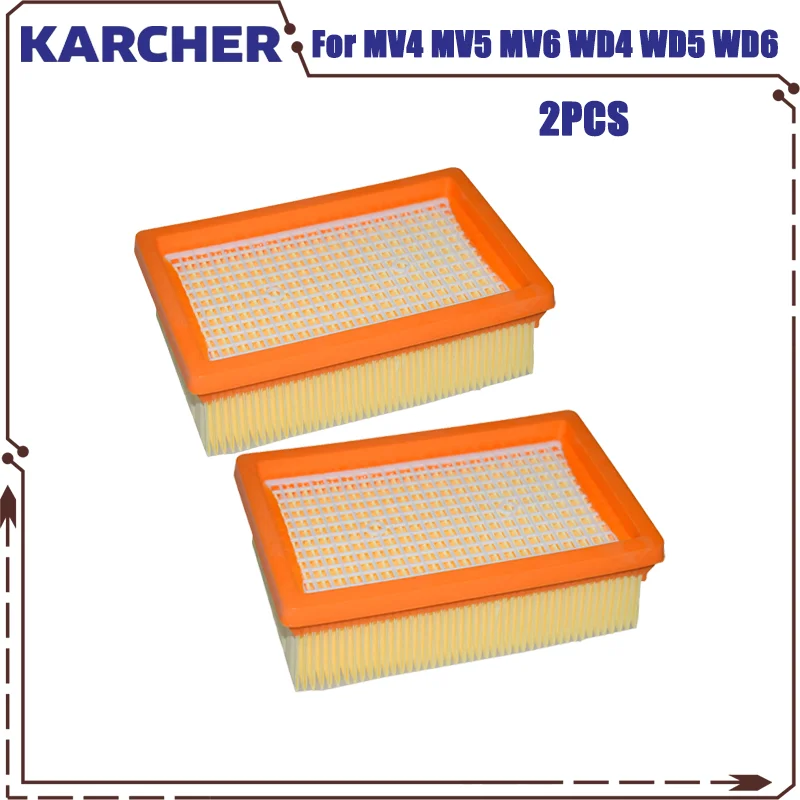 Фильтр НЕРА для пылесоса Karcher MV4 MV5 MV6 WD4 WD5 WD6, запасные части, аксессуары, № 2,863-005,0