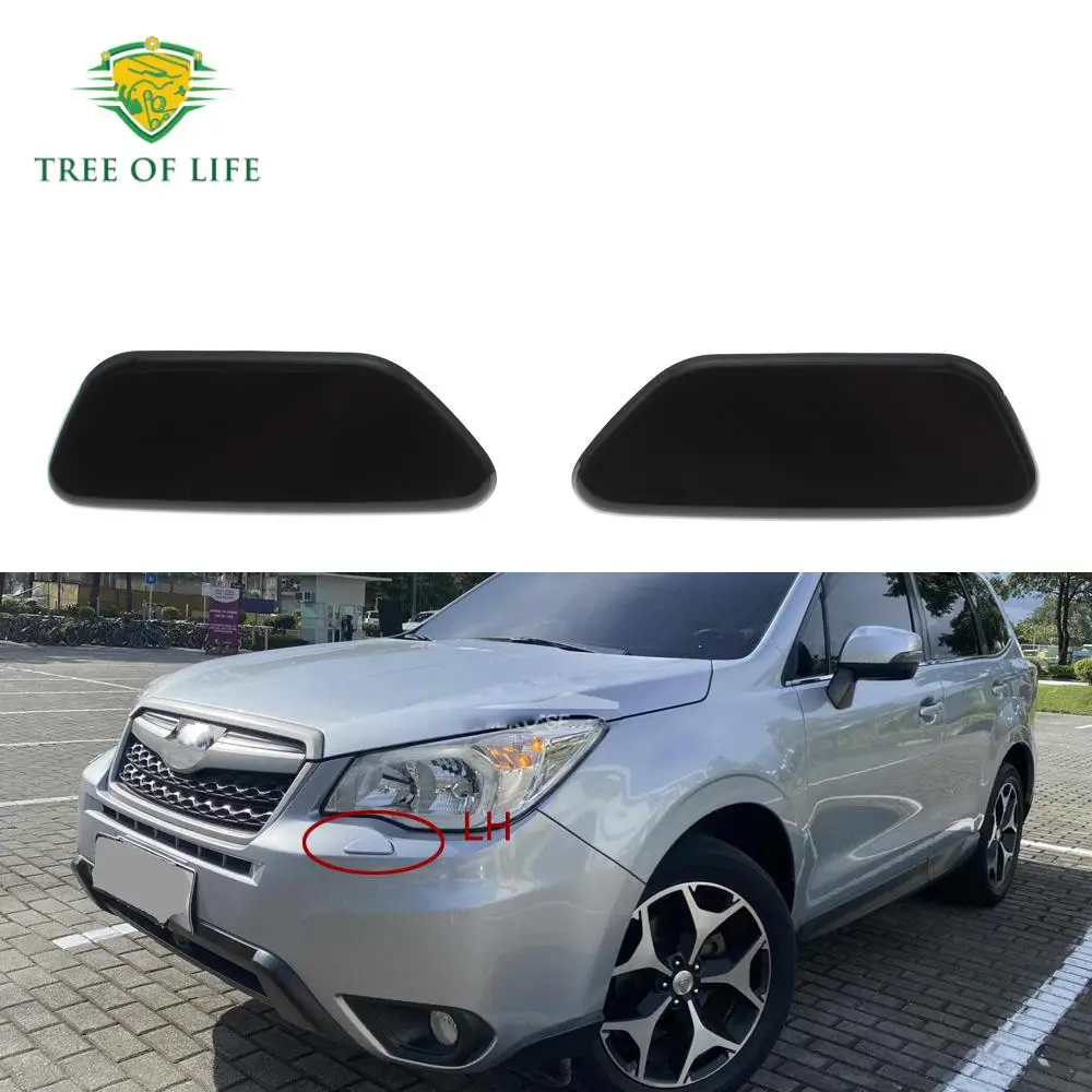 

Для Subaru Forester 2013 2014 2015 2016 2017 2018 новый (левый и правый) передний бампер, крышка форсунки омывателя фар, крышка распыления воды