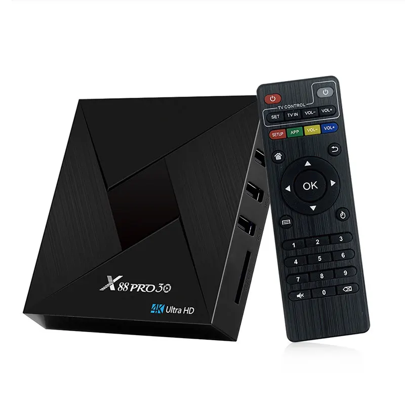 

ТВ-приставка X88 PRO 30, 16/32 ГБ, Android 11,0, Rockchip RK3318