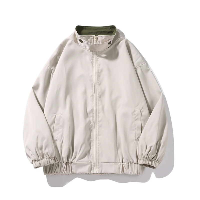 

Retro Jacket for Men Japan Style High Street Loose Casual Sports Baseball Jackets Hip Hop Coat American Jacket Men