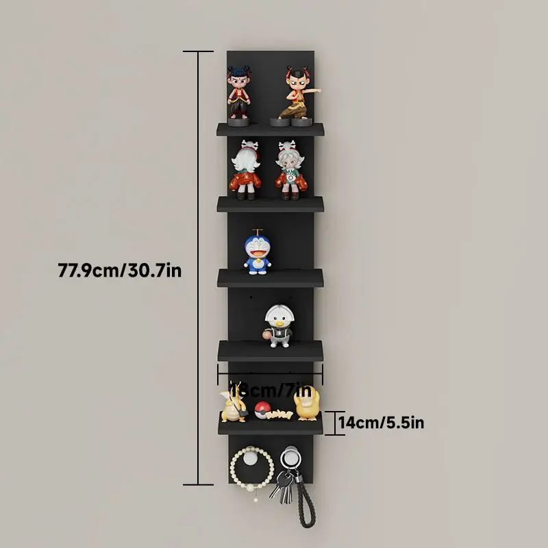 

5-слойная плавающая полка из ПВХ