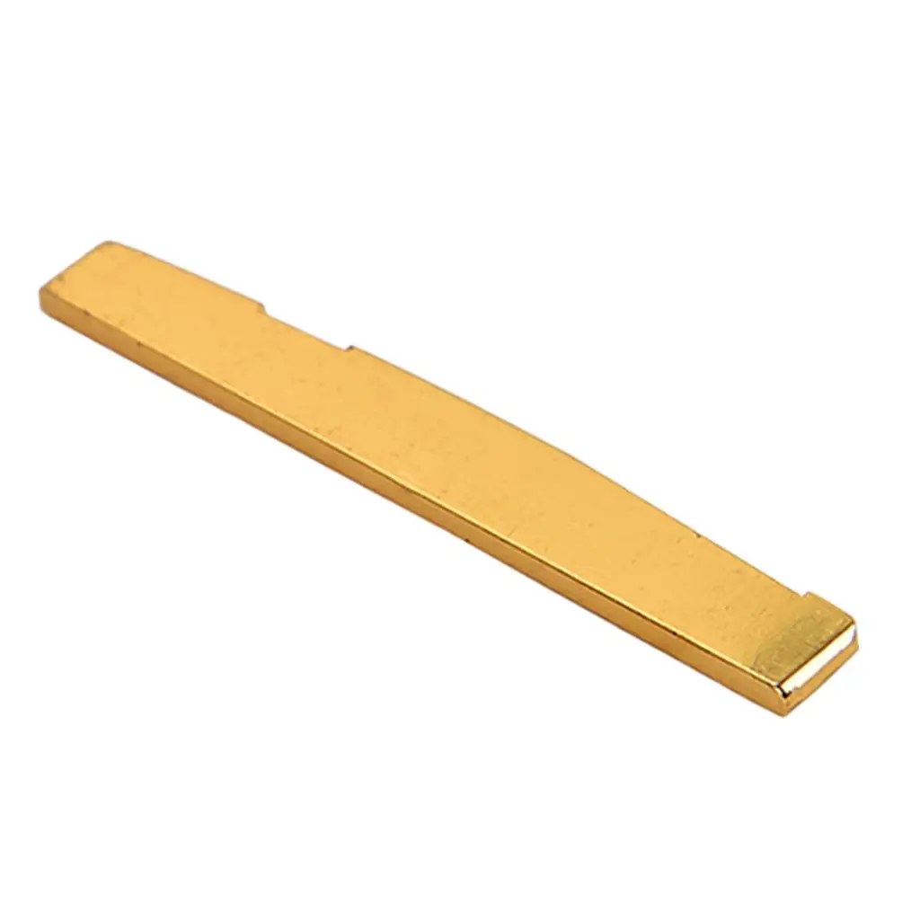 

The Golden Acoustic Guitar Saddle From Good Instrument Parts to