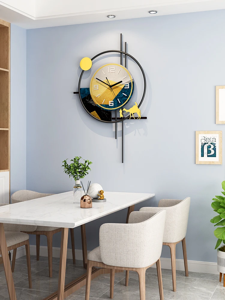 

Metal Digital Wall Clock Living Room Mechanic Mechanism Large Silent Wall Clock Modern Design Reloj De Pared Home Decoration