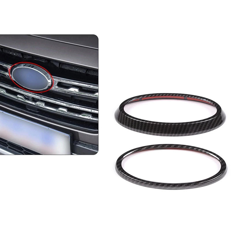 Декоративное кольцо-наклейка с логотипом переднего и заднего автомобиля детали