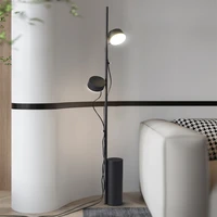 post floor lamp modern designer floor lamp creative lamp simple black corner lamp study bedside light living room sofas light