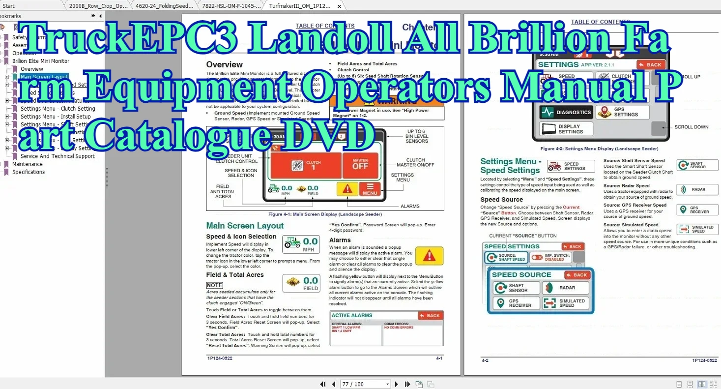 Фото TruckEPC3 Landoll All Brillion Farm Equipment Операторы Ручная часть Каталог DVD №1
