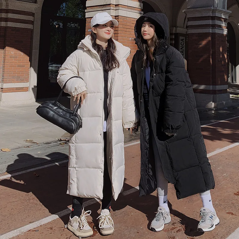Winter Coat for Women New Parkas Jackets Korean Fashion Loose Long Oversize Bread Clothes Cotton Jacket Thickening Warm