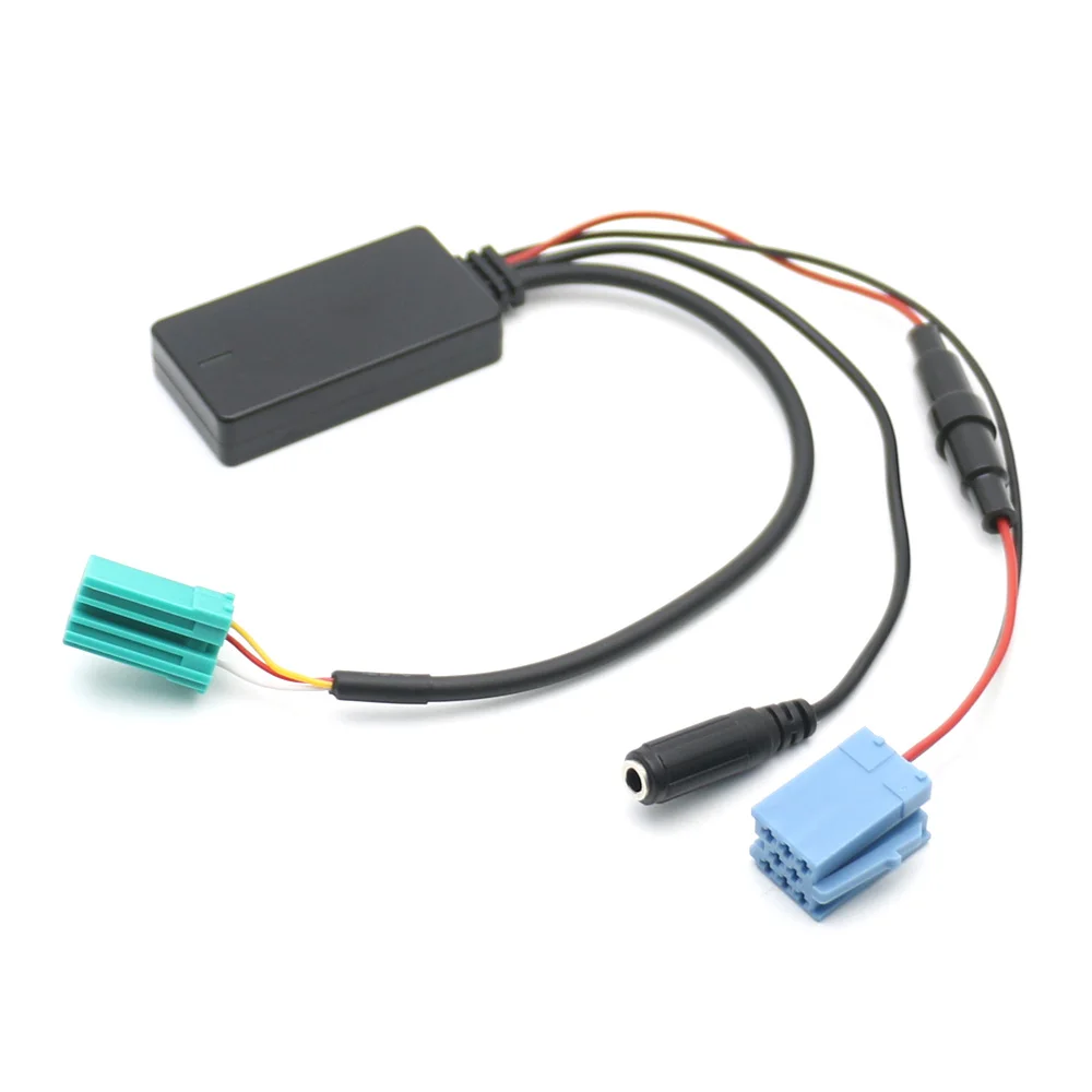 Фото Автомобильный Bluetooth 5.0 AUX-кабель с микрофоном и адаптером Handsfree для Renault Clio, Espace, Kangoo, Laguna, Megane 2, Updatelist Radio Speake №3