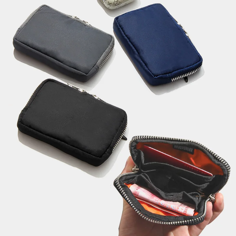 

Japanese Men Wallet Short Wallet Nylon Cloth Casual Student Wallets Youth Purse Business Card Holder New Waterproof Storage Bag