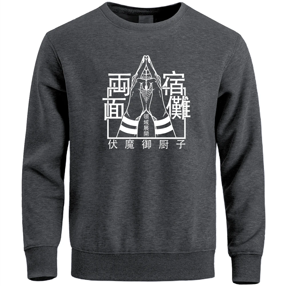 

Худи Ryomen Sukuna juютсу Kaisen, японское аниме мужское худи, брендовая Харадзюку хип-хоп Теплая мужская толстовка, уличная Толстовка в стиле панк