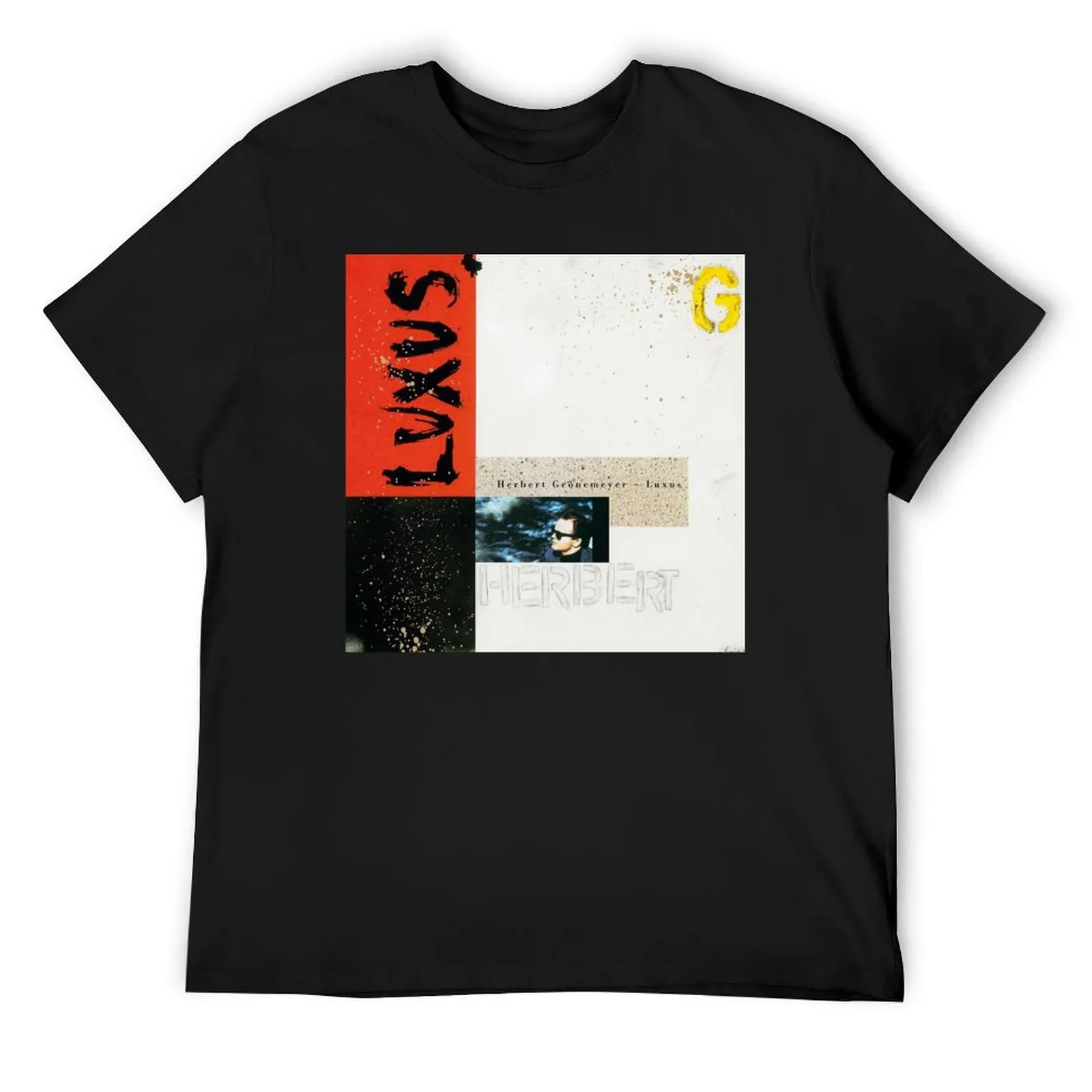 Футболка Herbert Gr?nemeyer-альбом Luxus 1990 винтажная рубашка с аниме эстетичная одежда