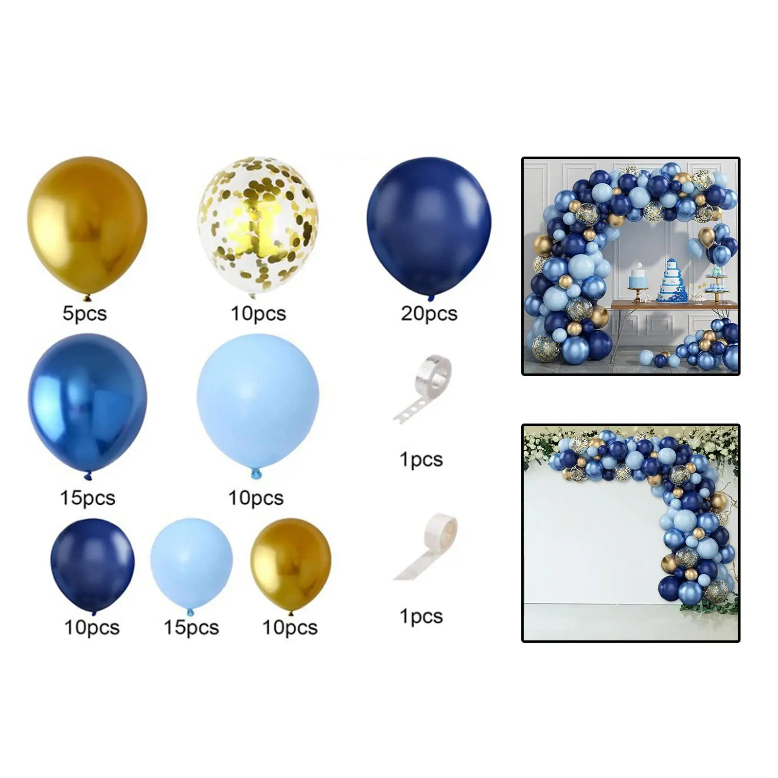 

97 шт., темно-синий латексный Фотофон для мальчиков на день рождения