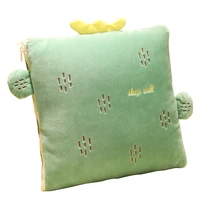 cartoon pillow quilt cushions cushion pillows for chairs christmas dual purpose nap air conditioning headboard convertible sofa