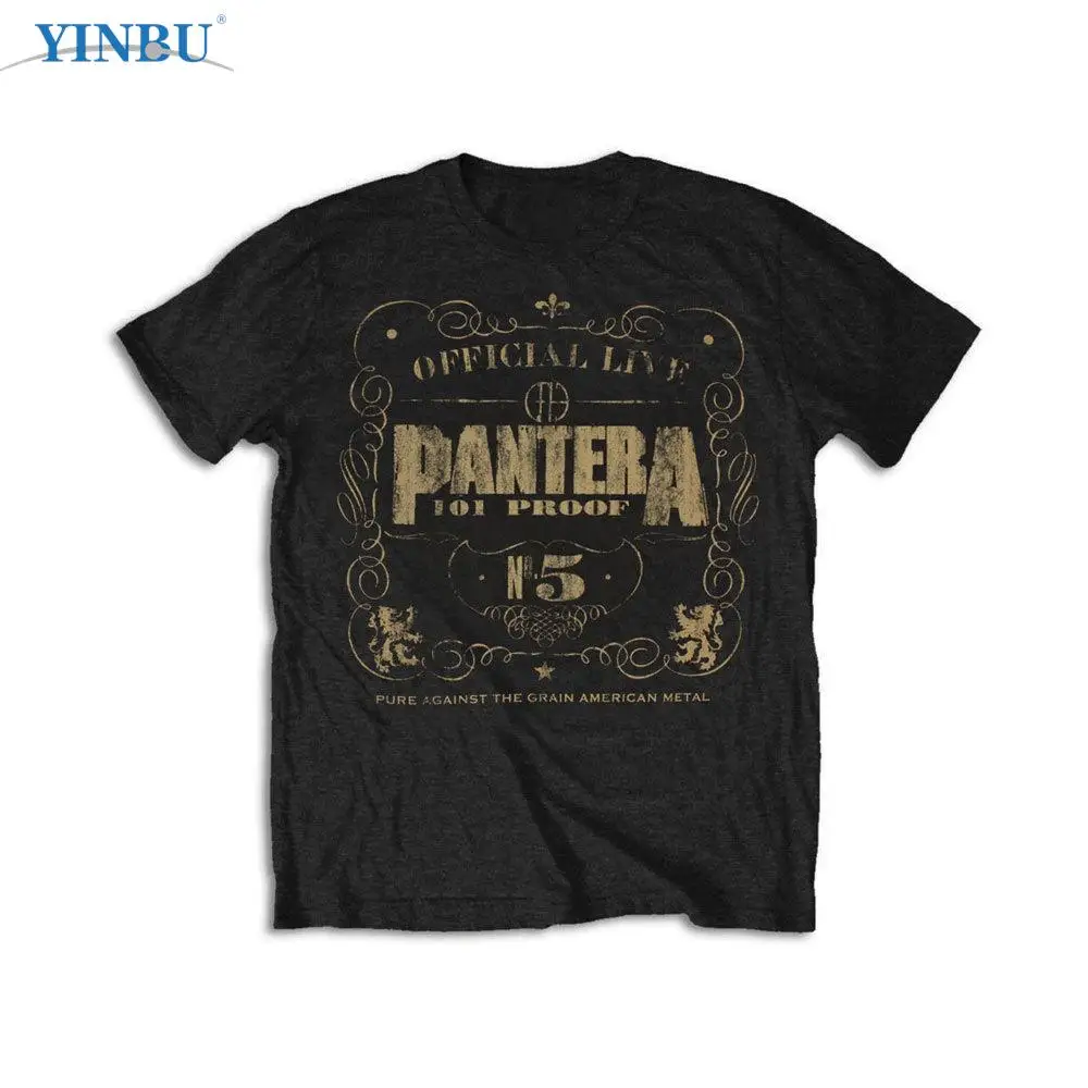 

Pantera 101 Proof Printed t-shirt YINBU Brand 2023 High quality Graphic Tee