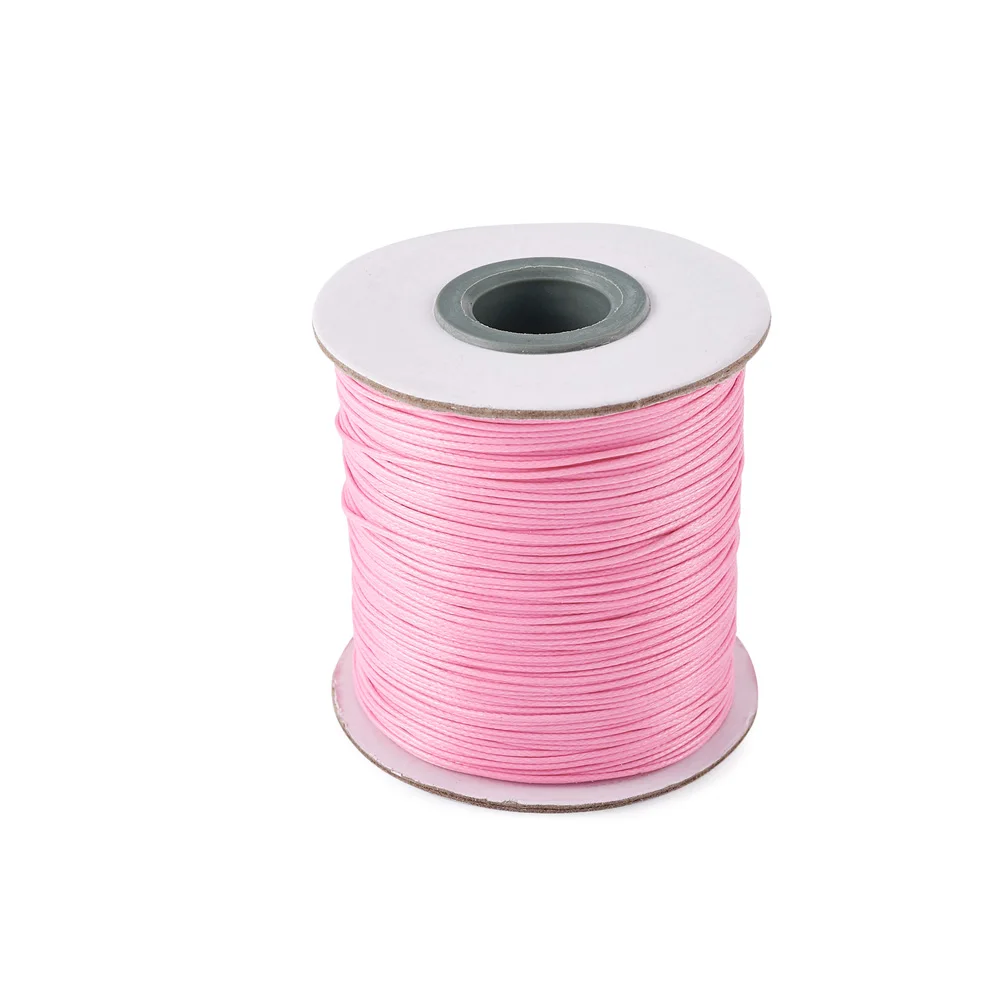 

1 Roll 0.5mm 1mm 1.5mm 2mm 3mm Environmental Korean Waxed Polyester Cord White Bracelet DIY Handmade Making Rope 38 Color Choice