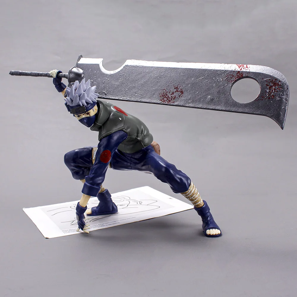 

Anime Naruto Hatake Kakashi Figures NARUTO Accessories Action Figure Model Doll Cartoon Cool Birthday Gifts Kids Children Toys