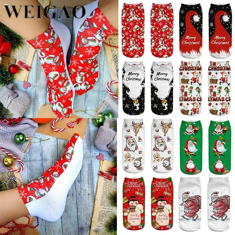 

Christmas Socks Cute Kids Adult Xmas Gifts Women Men Sock Xmas Santa Claus Snowflake Elk Snow Cotton Socks Navidad New Year 2023