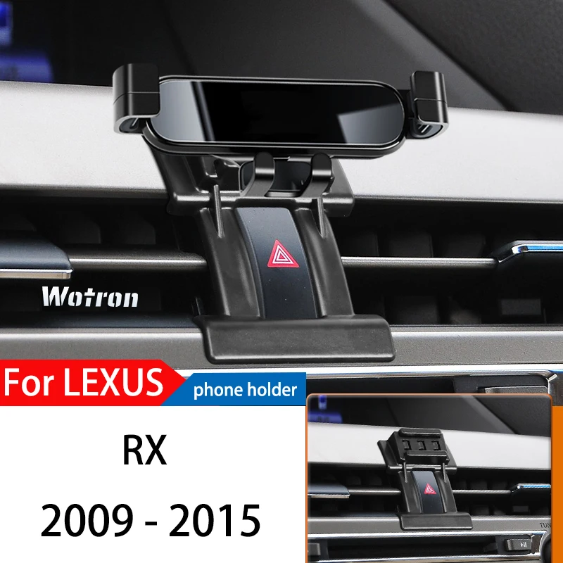 

Автомобильный держатель для телефона для Lexus RX 2009-2022 GPS Специальный гравитационный навигационный мобильный кронштейн Поворот на 360 градусов подставка аксессуары