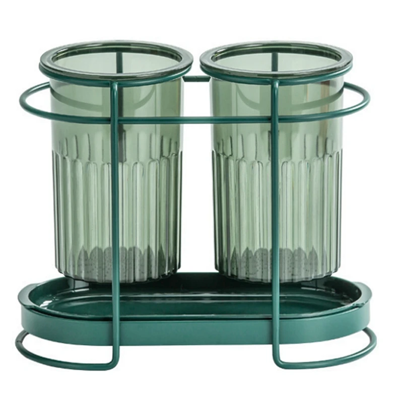 

Chopsticks Tube Household Draining Chopsticks Rack Knife And Fork Storage Rack Double-Layer Chopsticks Storage Cage